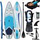 10ft Isup Gonflable Stand Up Paddle Board Accessoires Tempo Blue