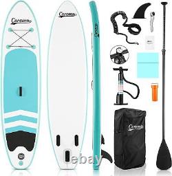 10ft Paddle Board Gonflable Sports Surf Stand Up Sup Surfboard Kit Set Non-dérapant