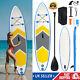 10ft Paddle Board Gonflable Sup Sports Surf Stand Up Racing Eau Avec Pompe À Bagages
