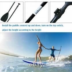 10ft Paddle Board Stand Up Sup Gonflable Pump Paddleboard Kayak Adulte Débutant#