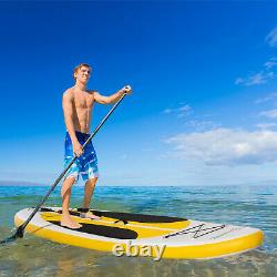 10ft Paddle Gonflable Stand Up Board, Ajustable Paddle Non-slip Deck Board