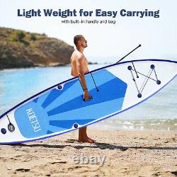 10ft Stand Up Paddle Board Gonflable Sup Surfboard Complete Pump & Bag Kit