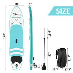 10ft Stand Up Paddle Board Sup Sports De Planche De Surf Gonflables Avec Sac De Rangement Pump