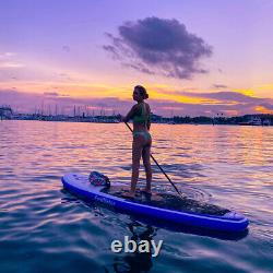 11'6'' Gonflable Stand Up Paddle Board Sup Surf Surf Planche À Paddle Kayak