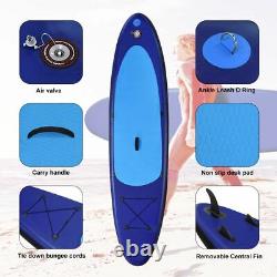 11ft Gonflable Stand Up Paddle Board Sup Paddleboard Surf Kayak Avec Pompe À Main