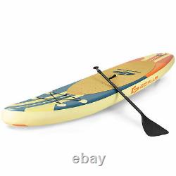 11ft Gonflable Stand Up Paddle Board Sup Surfboard Ajustable Non-slip Deck
