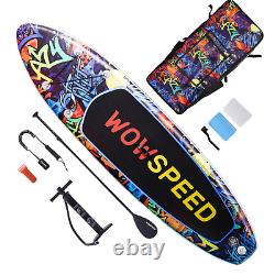 11ft Gonflable Stand Up Paddle Board Sup Surfboard Ajustable Non-slip Deck Set