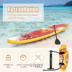 11ft Gonflable Stand Up Paddle Board Sup Surfboard Ajustable Non-slip Isup