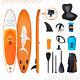 11ft Gonflable Stand Up Paddle Board Sup Surfboard Kit Complet Kayak Seat Rose