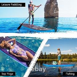 11ft Gonflable Stand Up Paddle Board Sup Surfboard Réglable Antidérapant Avec Pompe