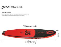 11ft Gonflable Stand Up Paddleboard Sup Paddle Board 15cm Thick 180kg Ensemble De Surf