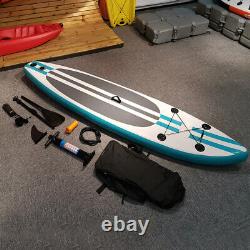 11ft Gonflable Surfboard Stand Up Paddle Board Sup Avec Kit Complete Pump Portable