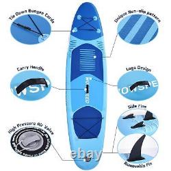11ft Gonflable Surfboard Stand Up Paddle Board Sup Kit Complet De Surf New Uk