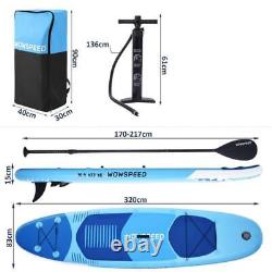 11ft Stand Up Paddle Board Gonflable S'up Surfboard Kit Complet Kayak Uk Stock