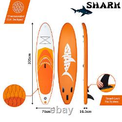 11ft Stand Up Paddle Board Gonflable Sup Surfboard Anti-dérapant Avec Siège Complet Kit