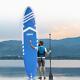 11ft Sup Stand Up Paddle Board Cartes De Surf Gonflables Bleu +pump Paddle Fin Bag
