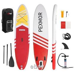 11ft Sup Stand Up Paddle Tableau De Surf Gonflable Fin+paddle+pump+leash+bag