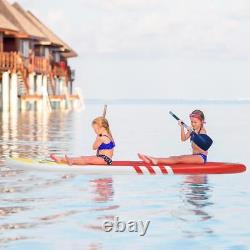 11ft Sup Stand Up Paddle Tableau De Surf Gonflable Fin+paddle+pump+leash+bag