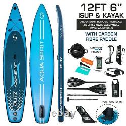 12'6 Isup Gonflable Stand Up Paddle Board Kayak Sup Accessoires De Siège Blitz