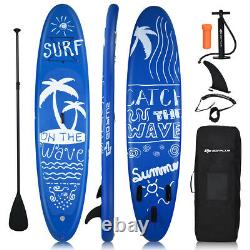 297x76x15cm Gonflable Stand Up Paddle Board Surfboard Isup Eau Pvc