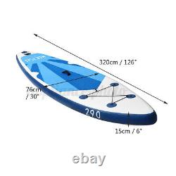 320x76x15cm Gonflable Stand Up Paddle Board Sup Board Surfing Paddleboard 2021