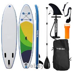 3fins Gonflable 10ft Paddle Board Sup Stand Up Paddleboard Planche À Pagaie