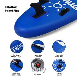 9.7ft Gonflable Stand Up Paddle Board 297cm Sup Surfing Board Avec Sac À Dos De Pompe