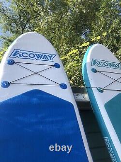 Acoway Deuxième Main Gonflable Stand-up Paddle Board Avec Pompe À Main Et Sac De Voyage