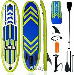 Airefina Gonflable Stand Up Paddle Board Avec Montage De Caméra