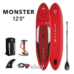 Aqua Marina Monster Stand Up Paddle Board Sup Gonflable Avec Paddle I-sup