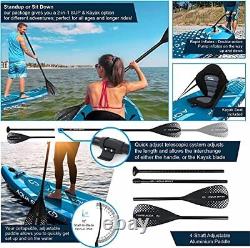 Aqua Spirit Gonflable Stand Up Paddle Board Sup Barracuda Kayak Package 10'6