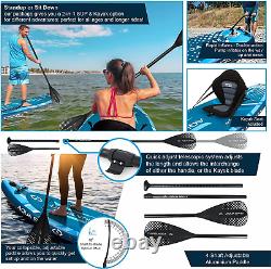 Aqua Spirit Sup Gonflable Stand Up Paddle Board 2022 Kit Complet Kayak Et