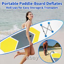 Bâton Gonflable Stand Up Paddle Board 10ft Sup Surfboard 5'' D'épaisseur Avec Kit Complet