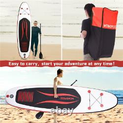 Bâton Gonflable Stand Up Paddle Board 11ft Sup Surfboard Ajustable Non-slip Deck Set