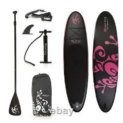 Bluu Frog 10'6 Sup Gonflable Paddle Board Pink Stand Up Paddle Kit Complet