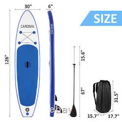 Caroma 10.6ft Gonflable Stand Up Paddle Sup Board Surfing Board Paddleboard Uk