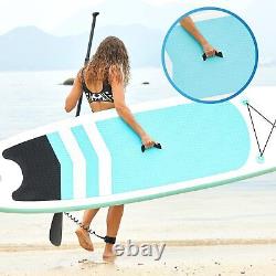 Caroma Gonflable Paddle Board Stand Up Sup Surfboard Avec Sac De Transport Pompe 10 Ft