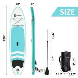 Caroma Stand Gonflable Up Paddle Board Non-dérapant 10ft Sup Board Surf Durable