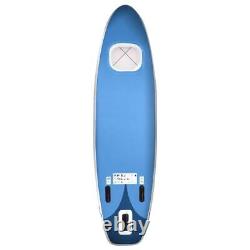 Ensemble de planche de paddle gonflable VidaXL Sea Blue 300x76x10 cm