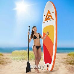 Extra Wide Sup Paddle Board Stand Up Inflatable Sports Surfboard Kit Set Uk