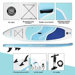 Fitnessclub Planche à Pagaie Gonflable Stand Up Paddleboards, Planche SUP de 10,6 pieds Stand Up Paddle