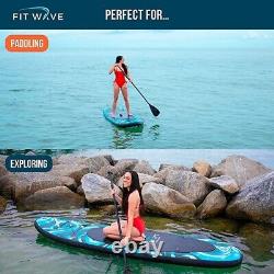 Fitwave Gonflable Stand Up Paddle Board Pour Adulte Avec Pompe Et Kit De Réparation