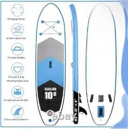 Forfait Premium de Stand up Paddle Board SUP 10 pieds de long, 32 pouces de large et 6 pouces d'épaisseur gonflable.