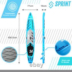 Forfait de visite guidée en SUP Bluefin Sprint, planche à pagaie gonflable Stand Up de 14'