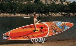 Funwater 116 Long 34 Large 6 Épais Gonflable Stand Up Paddle Board Sup Board