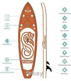 Funwater Sup Gonflable 10'x31''x6'' Stand Up Paddle Board Ultra-light