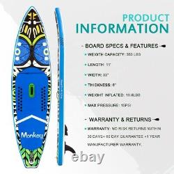 Gonflable Paddle Stand Up Board 11ft Sup Avec Paquet Complet! Stock Du Royaume-uni