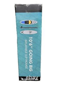 Gotcha 10'6 En allant grand Stand Up Paddle Board gonflable SUP Pack complet