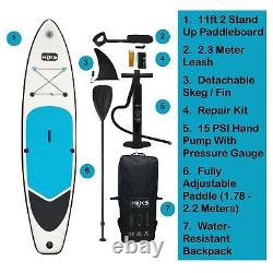 Hiks Ingonfleable Paddle Board Stand Up Double Skin Touring 3,4m 112' Sup Set