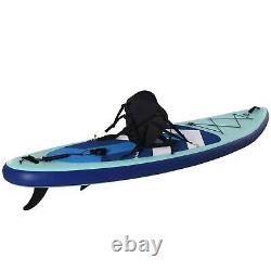 Homcom 10,5ft Gonflable Stand Up Paddle Board Kayak Kit De Conversion Adultes Enfants